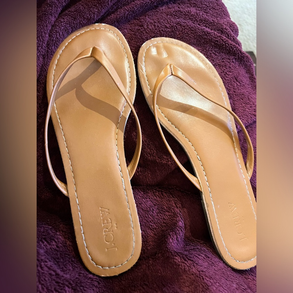 J Crew flip flops